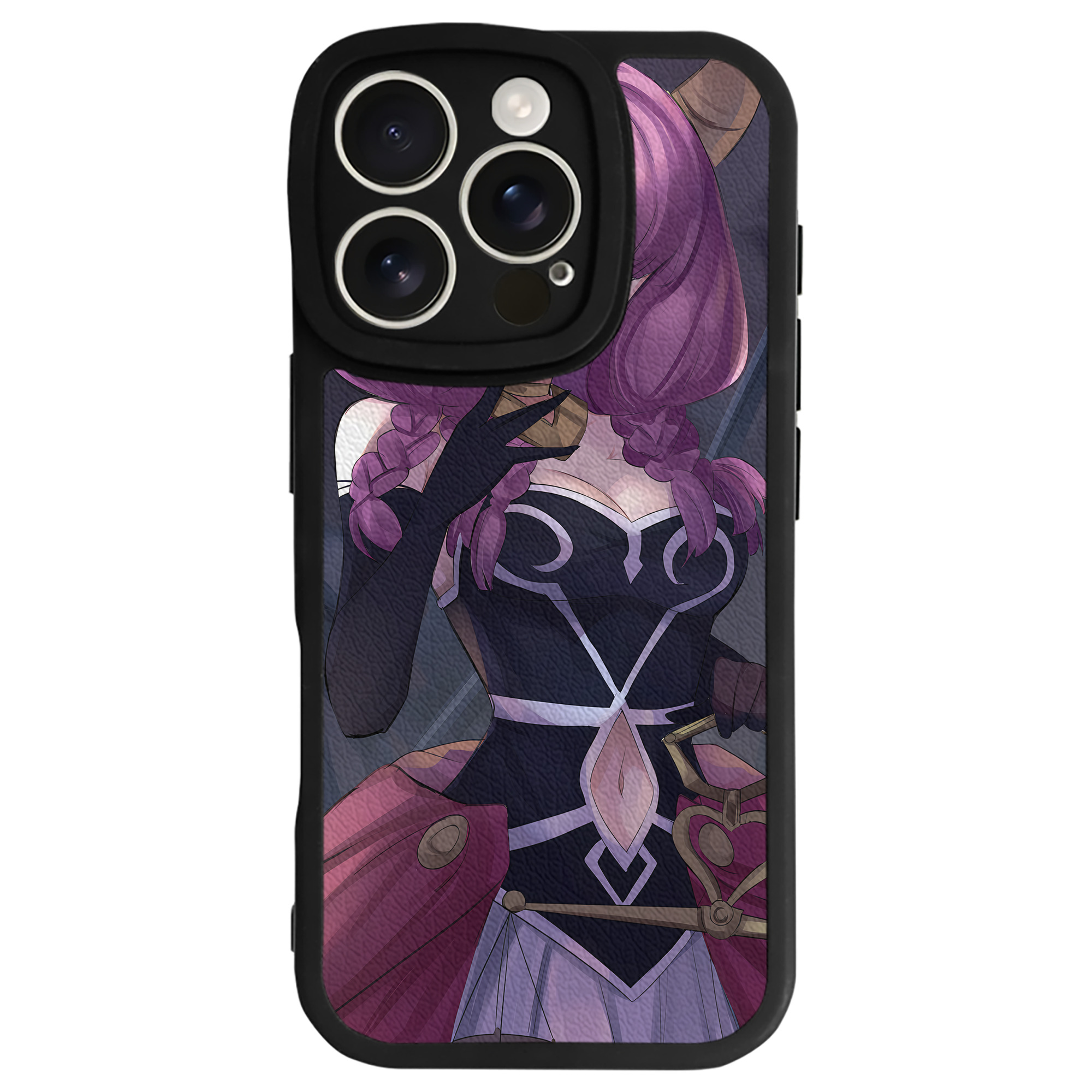 （画像用） 葬送のフリーレン Frieren 【iPhone 16シリーズ対応】シリコンスマホケース（レザー調） 材質：シリコン